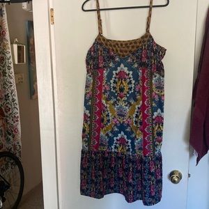 Cute Anthropology velvety slip dress